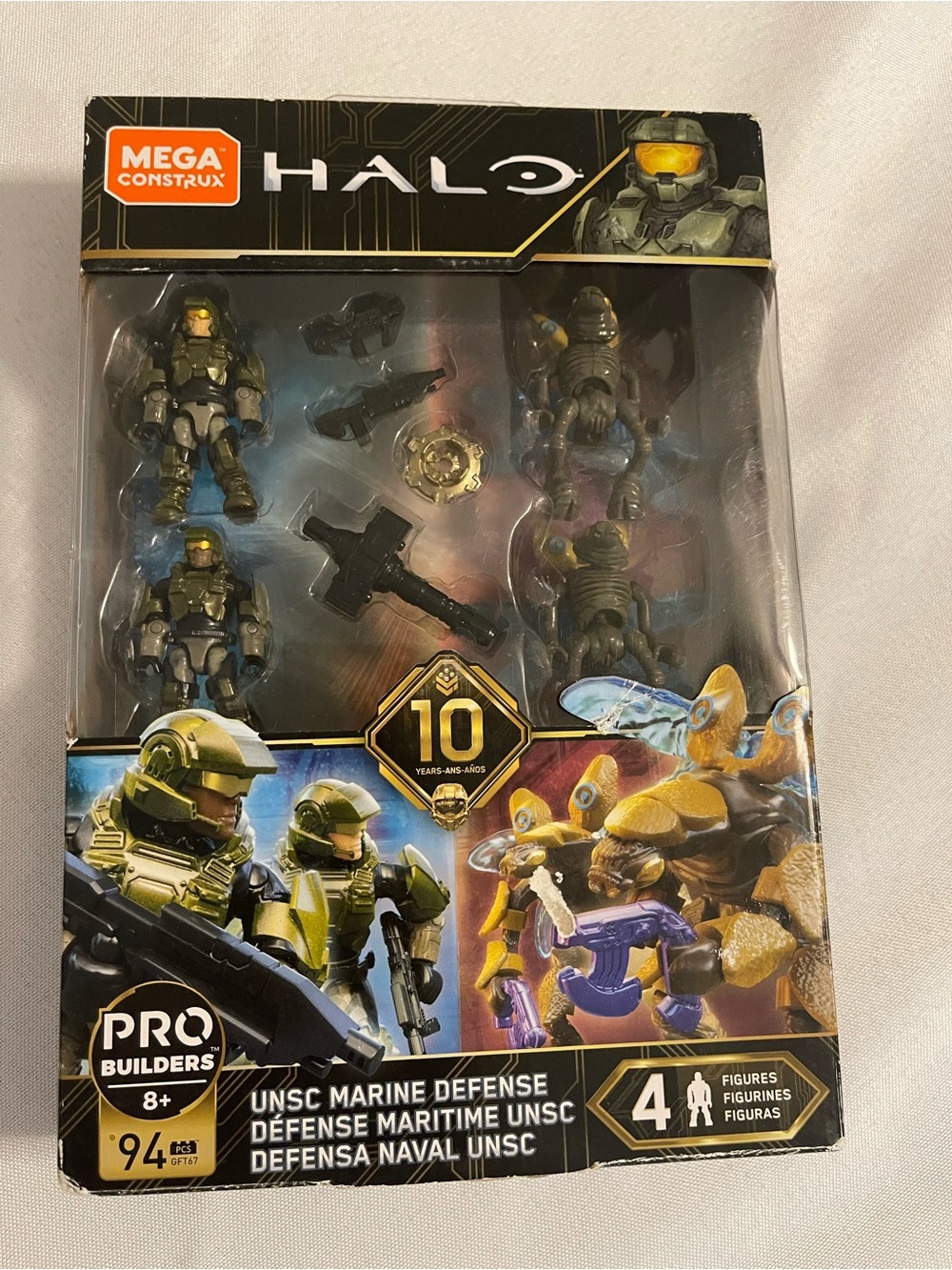 Halo Pro Builders UNSC Marine Defense Pack - Olive Green and Gold Accents
